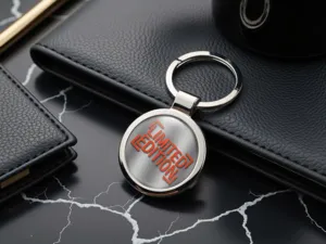 Cool Key Chain Modern Stainless Metal